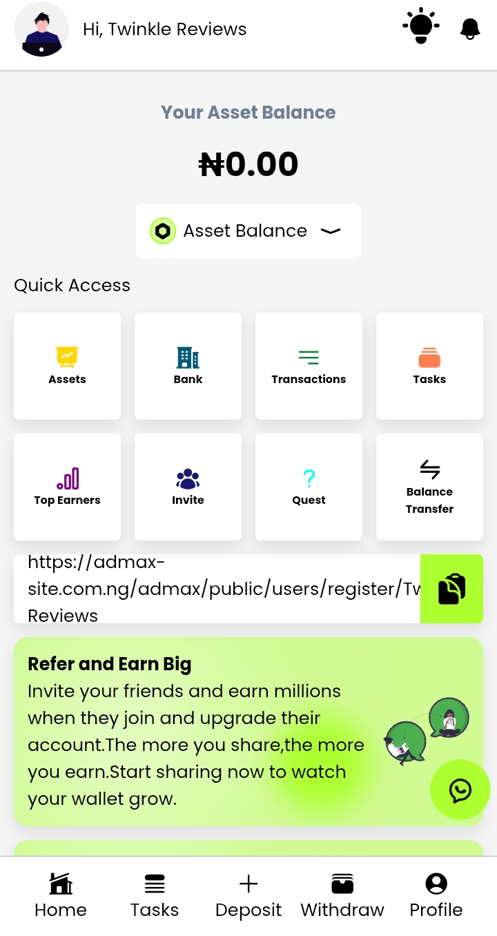 Admax-site.com.ng Review
