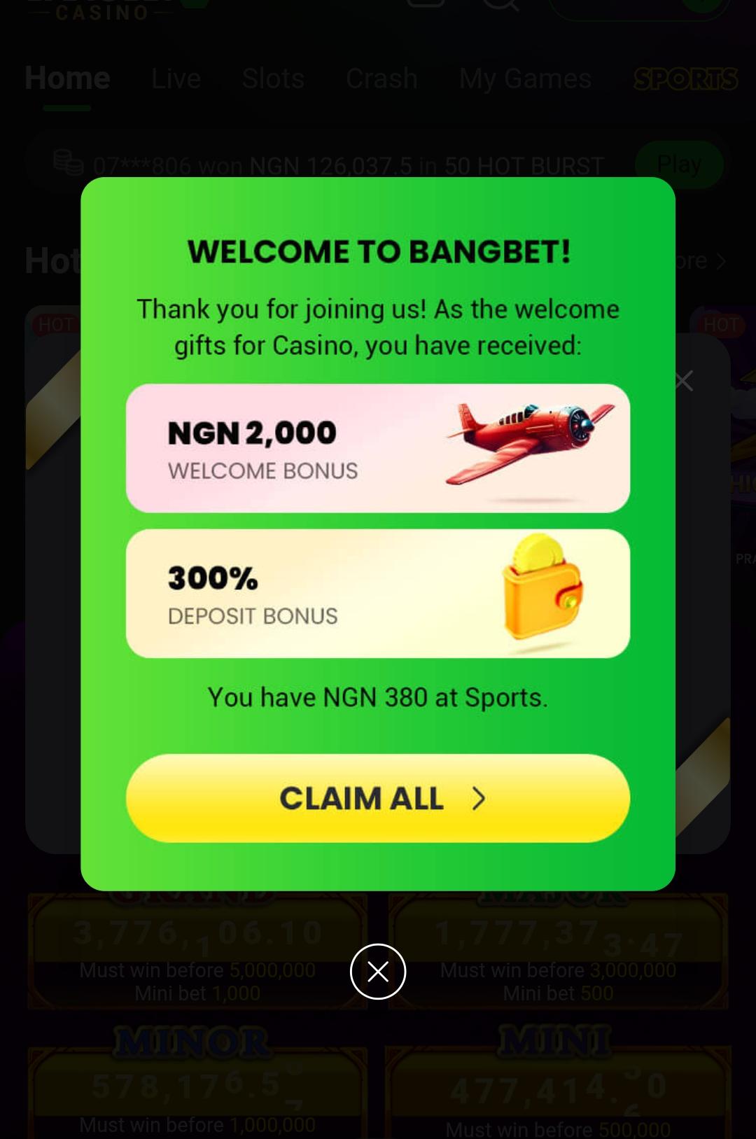 Banggame.com Review: Is BangBet Casino Legit?