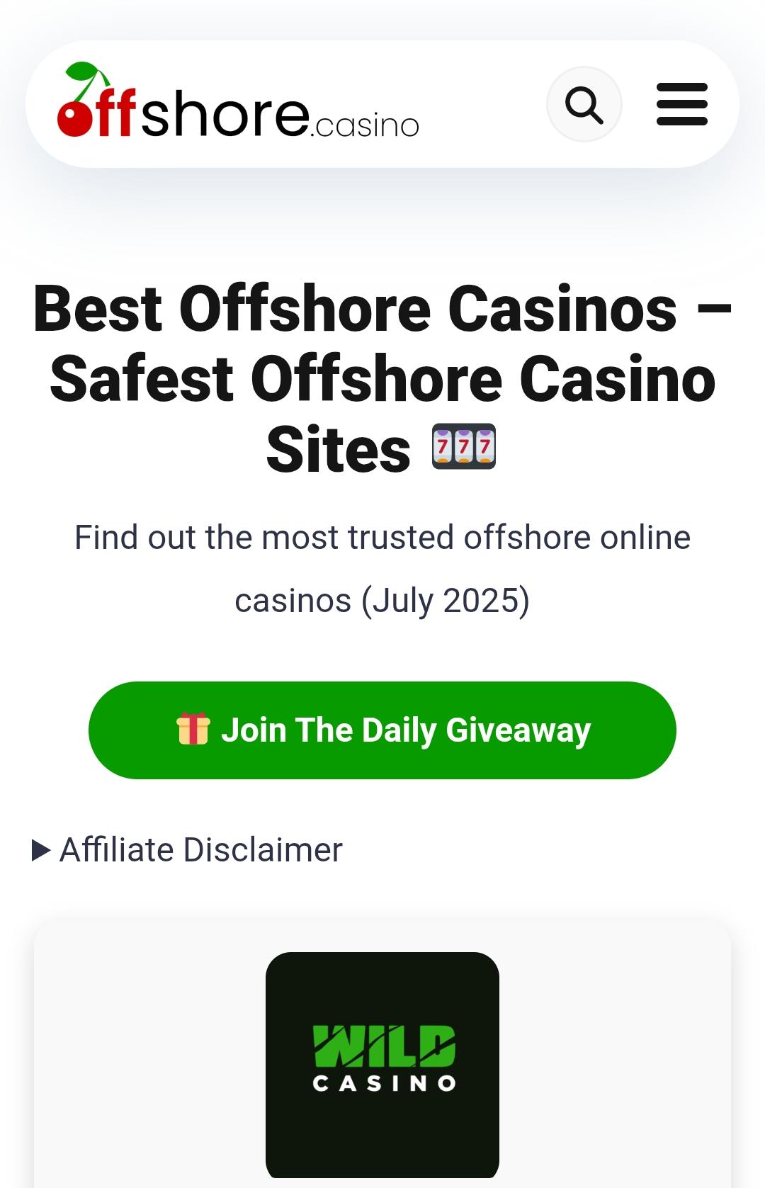 Offshore.casino Review: Legit or Not?
