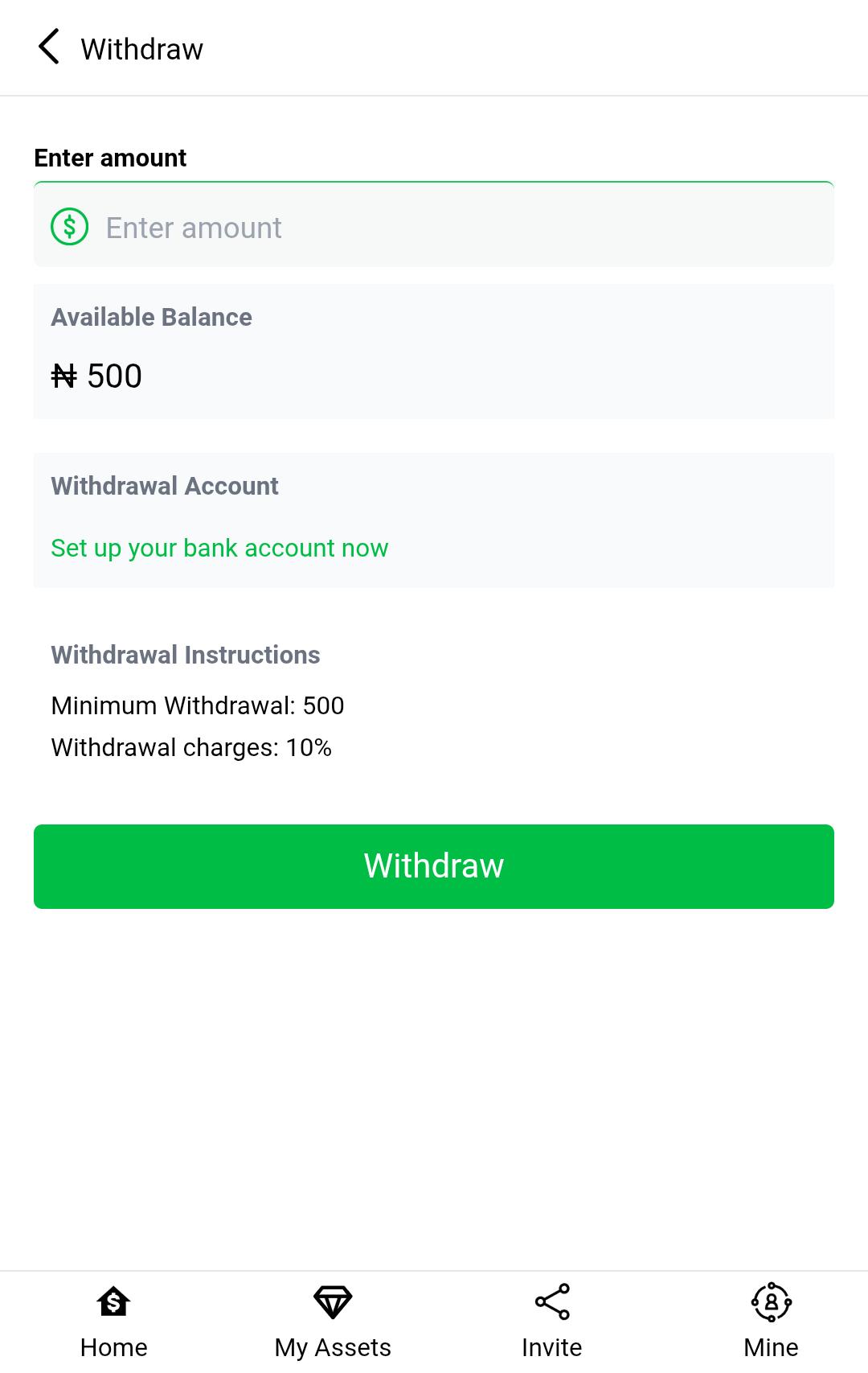 Payments & Withdrawals on Fruitify 