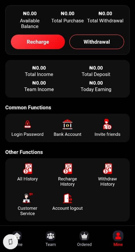 Payments & Withdrawals on Favince 