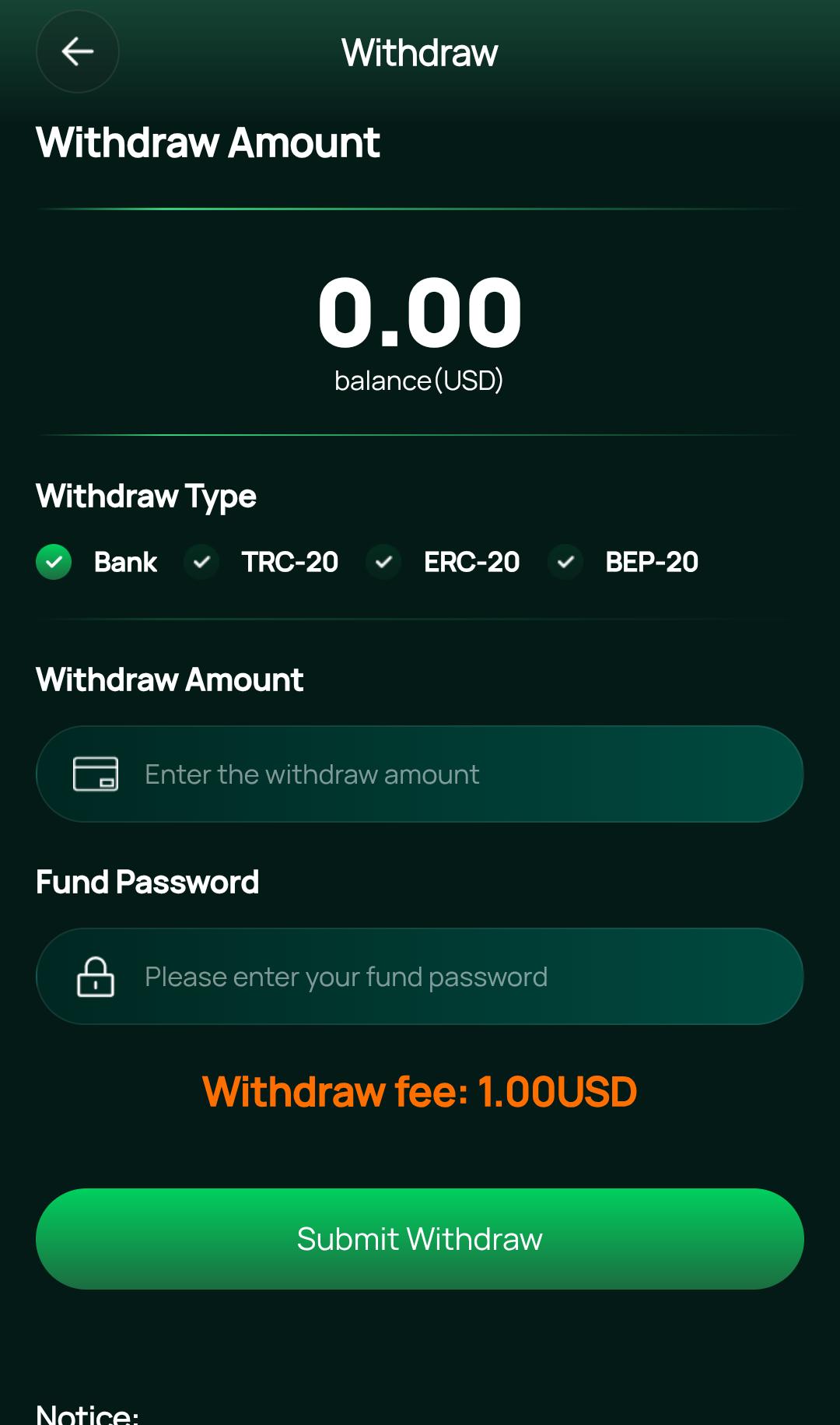 Payments & Withdrawals on Gmwman 