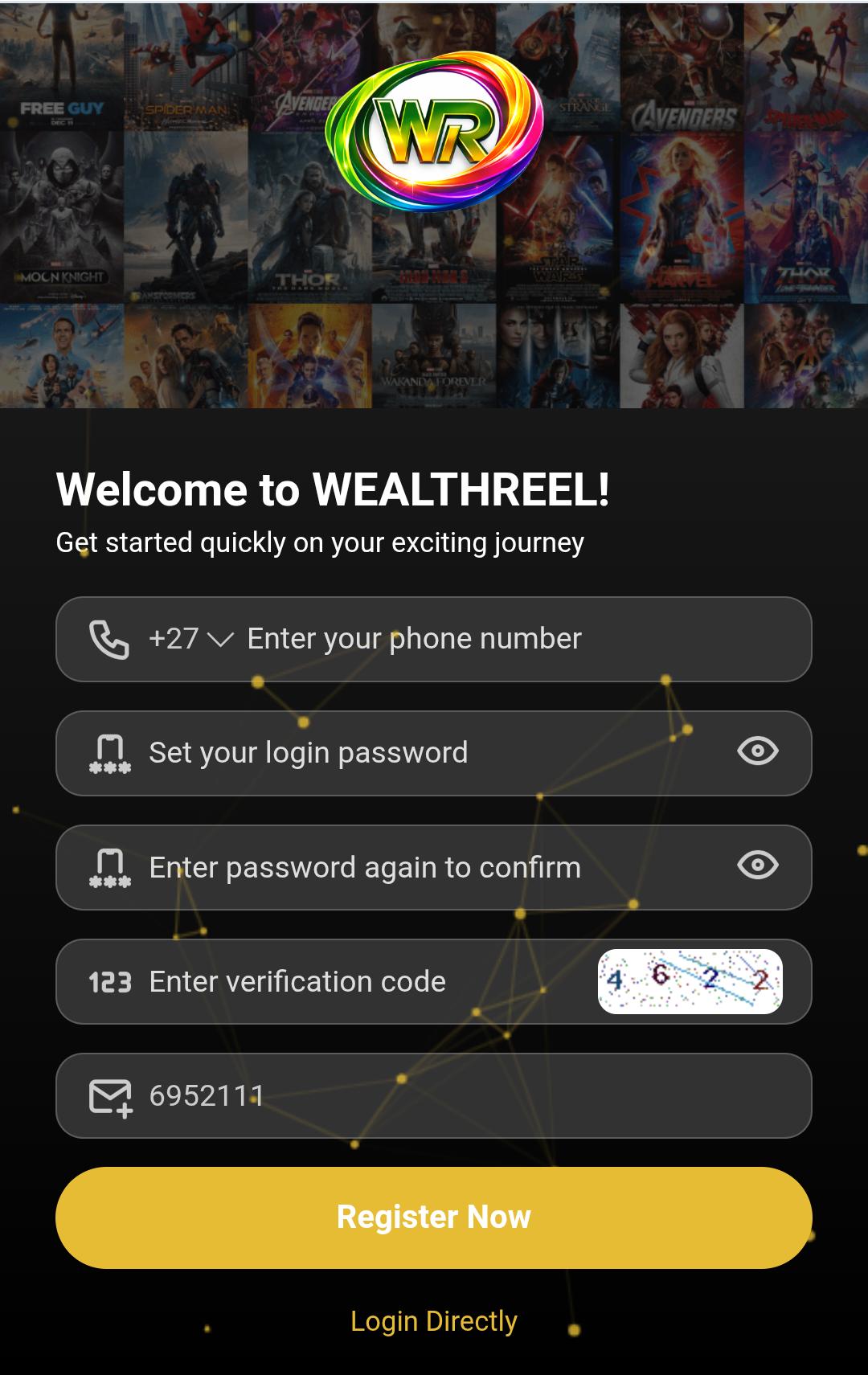 How To Register For Wealthreel 