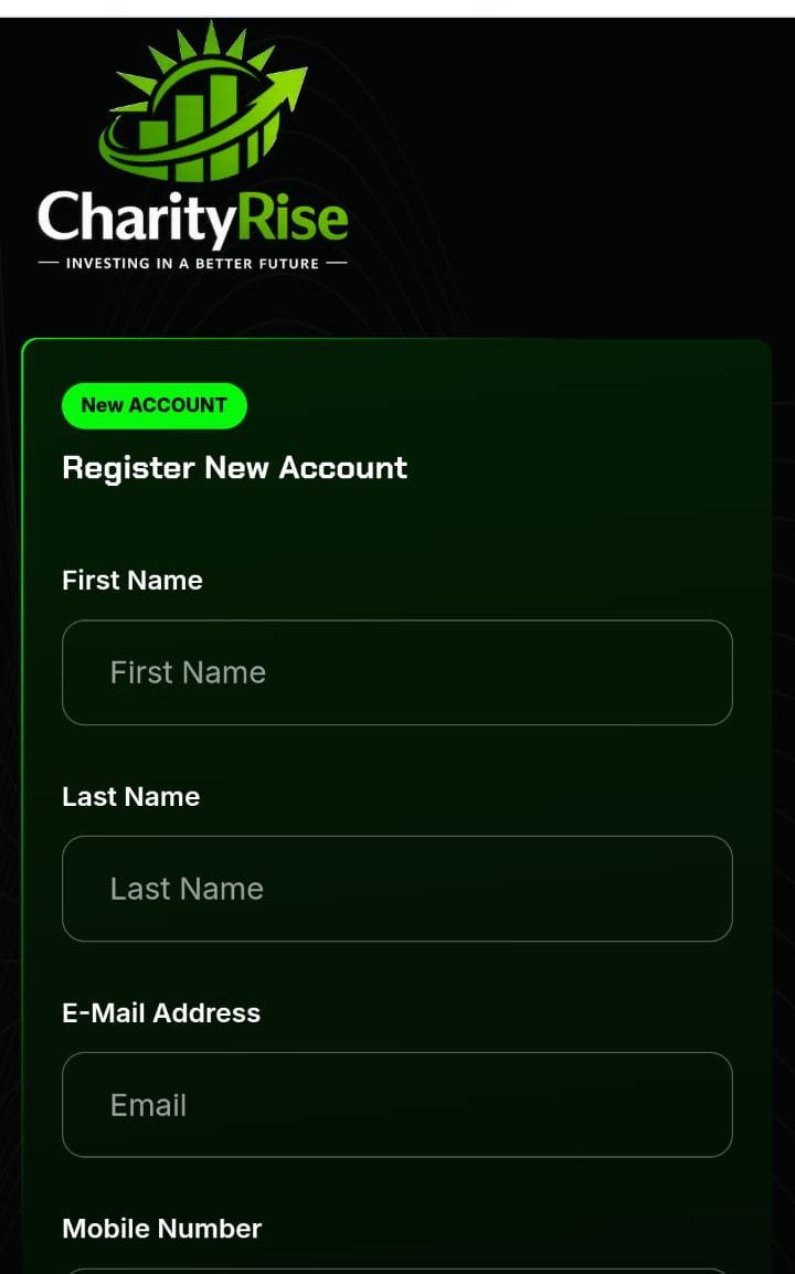 How To Register on Charityrise
