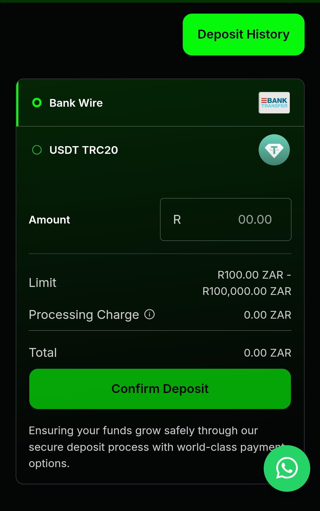 Withdrawal Process on Charityrise