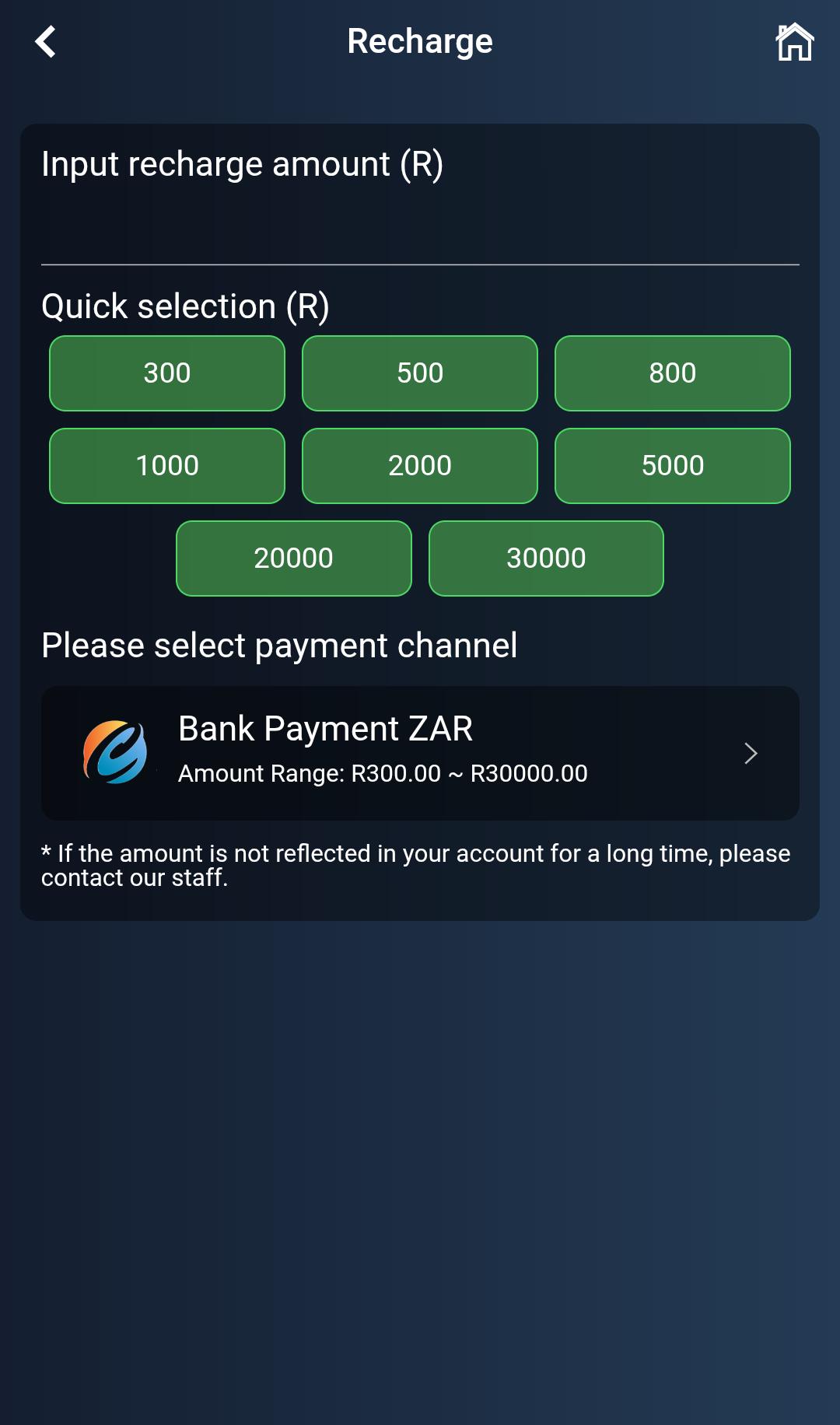 Deposit & Withdrawal Process 