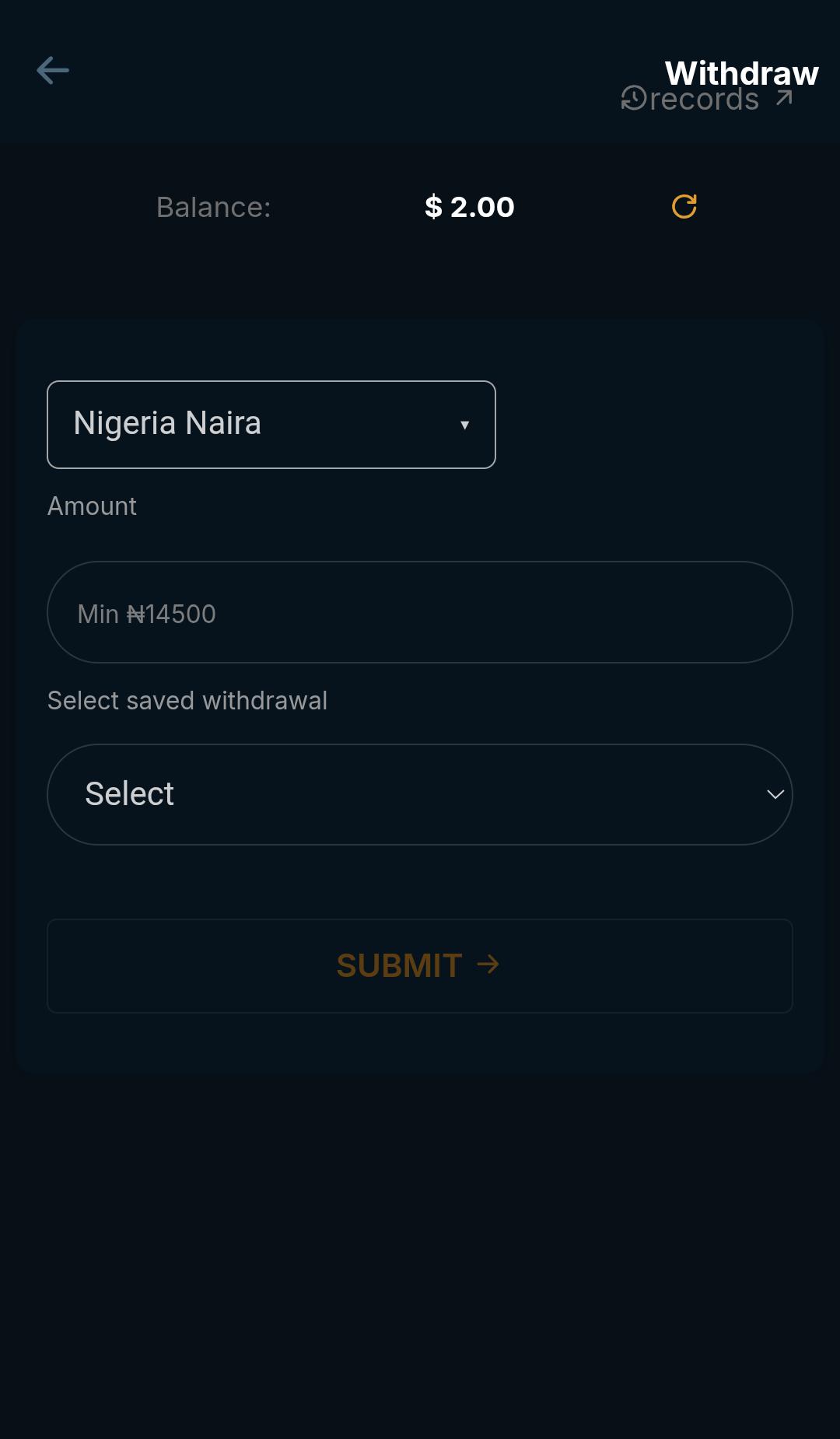 Payments & Withdrawal