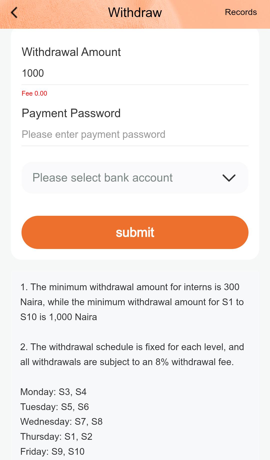 Payments & Withdrawals on TM Shop