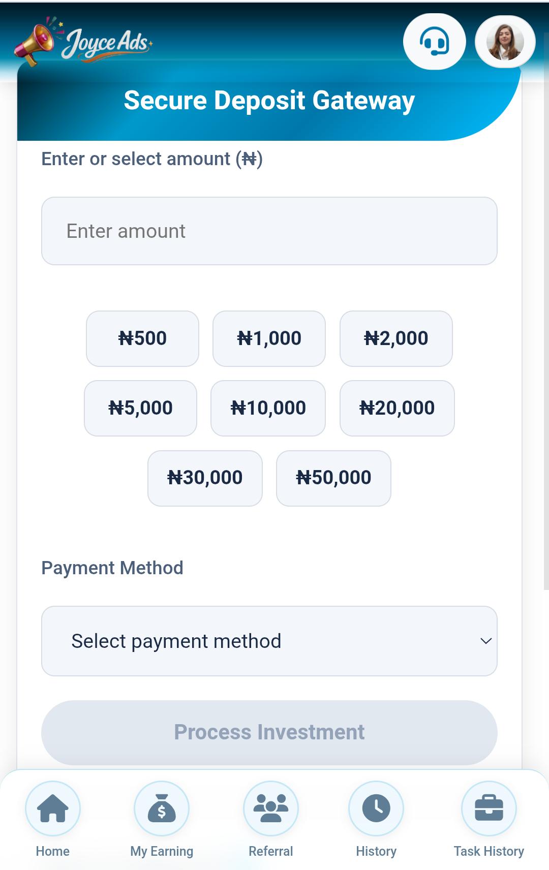 Payments & Withdrawals