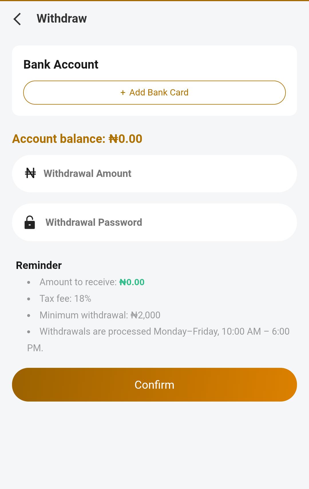 Payments & Withdrawals