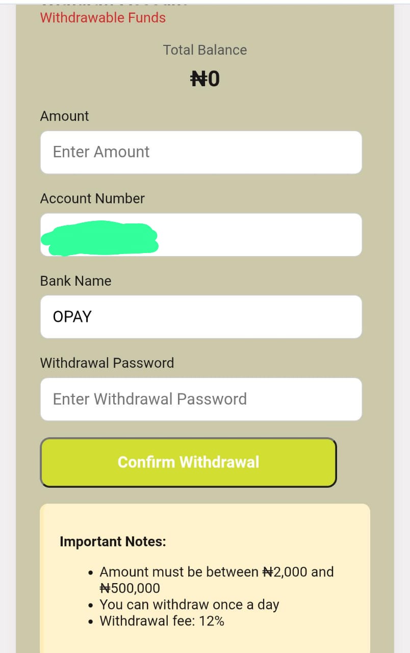Payments & Withdrawals
