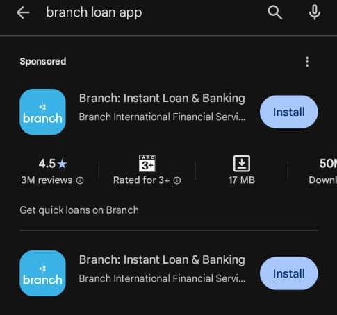 How to download the Branch Loan App 