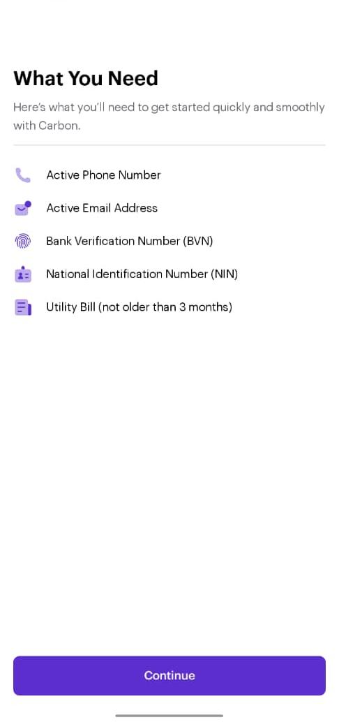 How does the Carbon Loan App Work