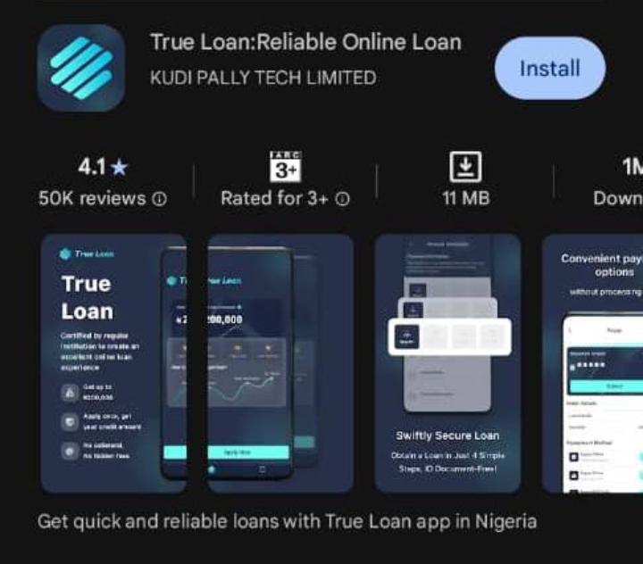 How the True Loan App Works