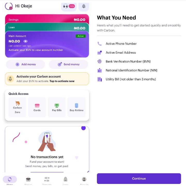 Carbon Loan App Review