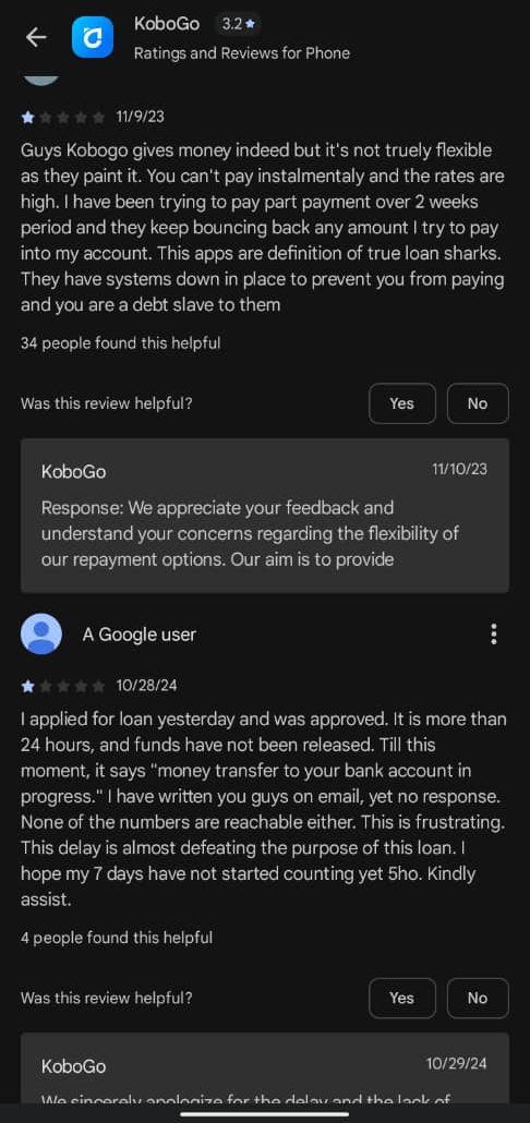 Advantages and Disadvantages of the KoboGo Loan App