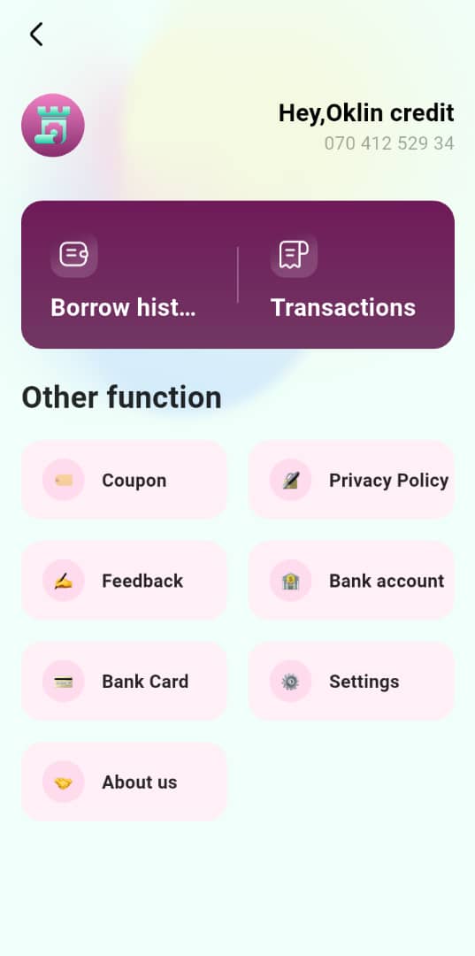 OklinCredit Loan App Review