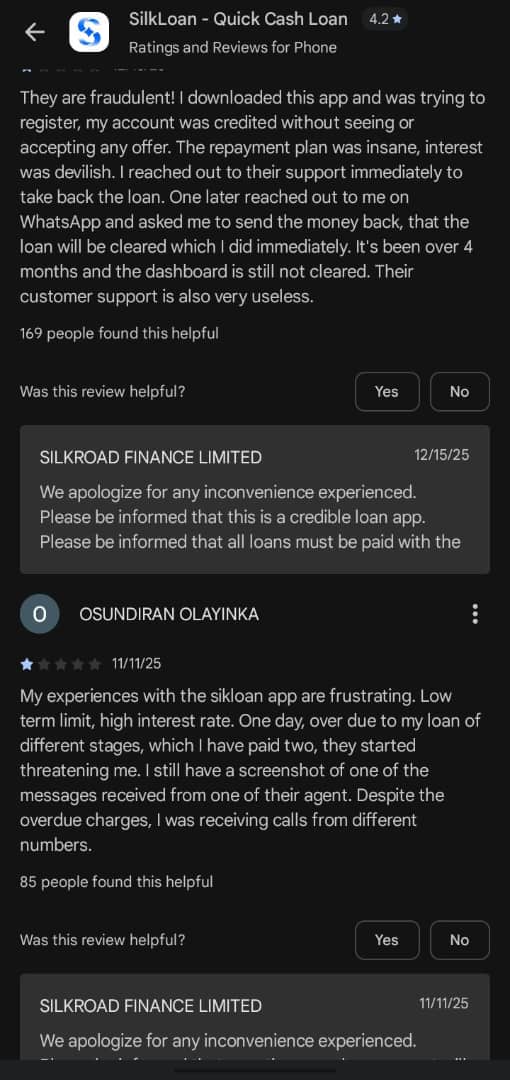 SilkLoan App Review