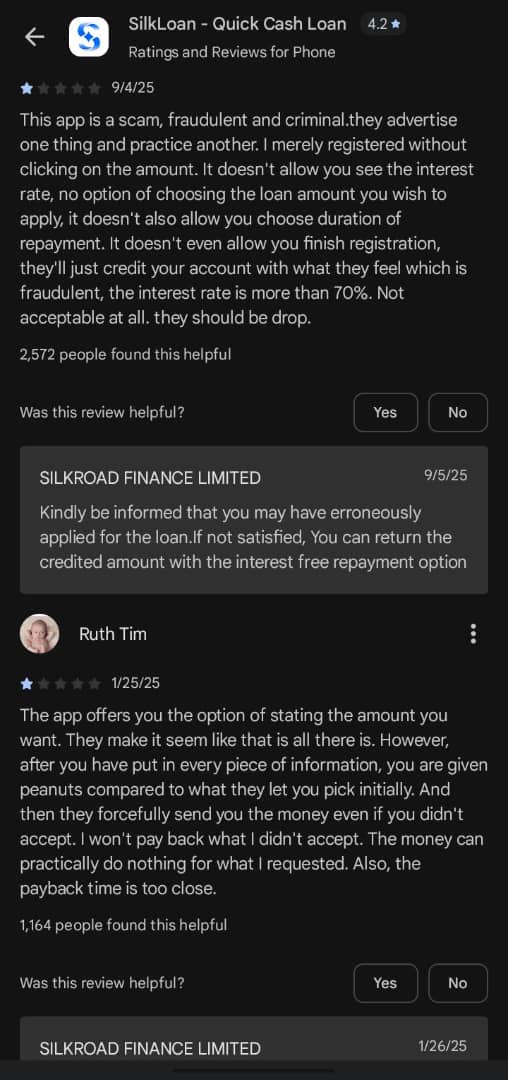 SilkLoan App Review
