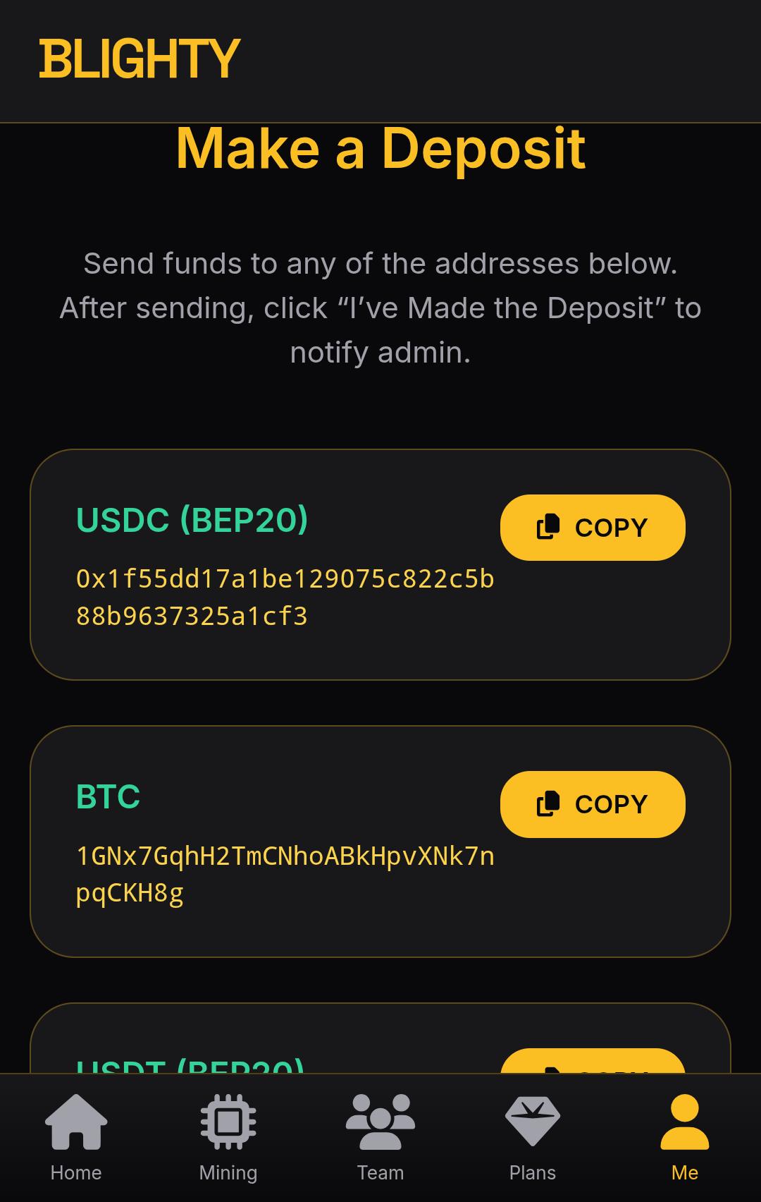 Payments & Withdrawals