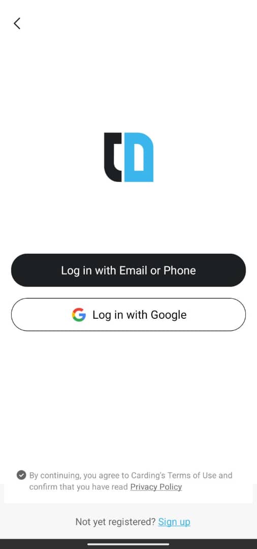 How To Register An Account On The Carding App 
