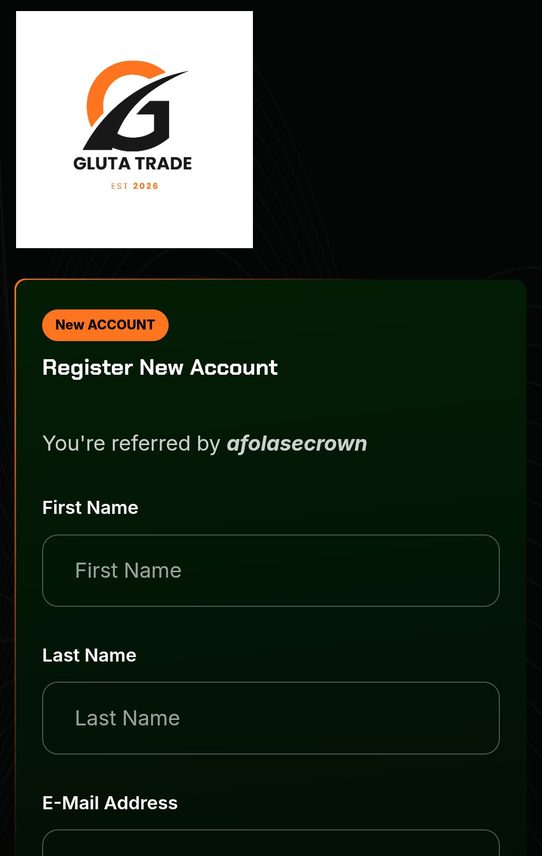 How To Register On Glutatrade
