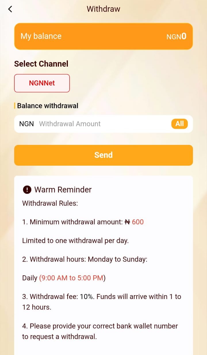 Payment & Withdrawal