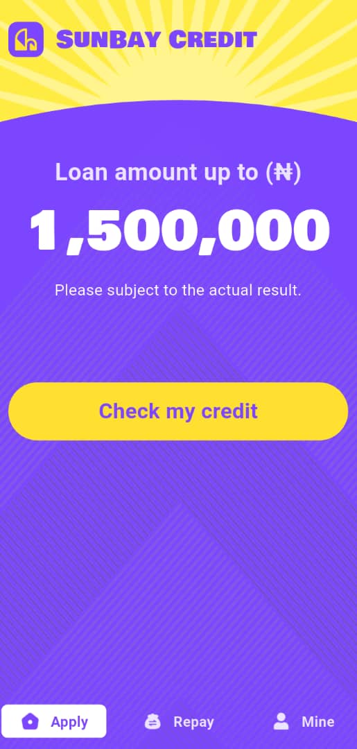 How SunBay Credit Loan App Works
