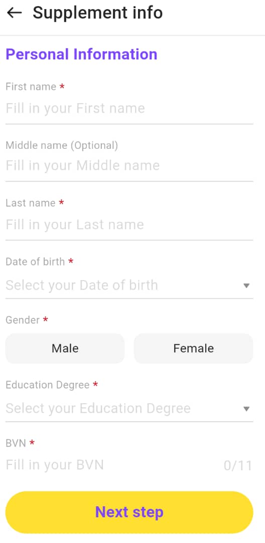 How To Register On SunBay Credit Loan App