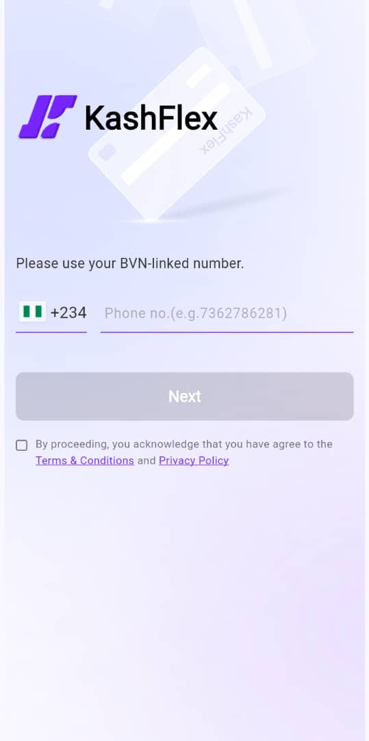 How To Register on the KashFlex Loan App