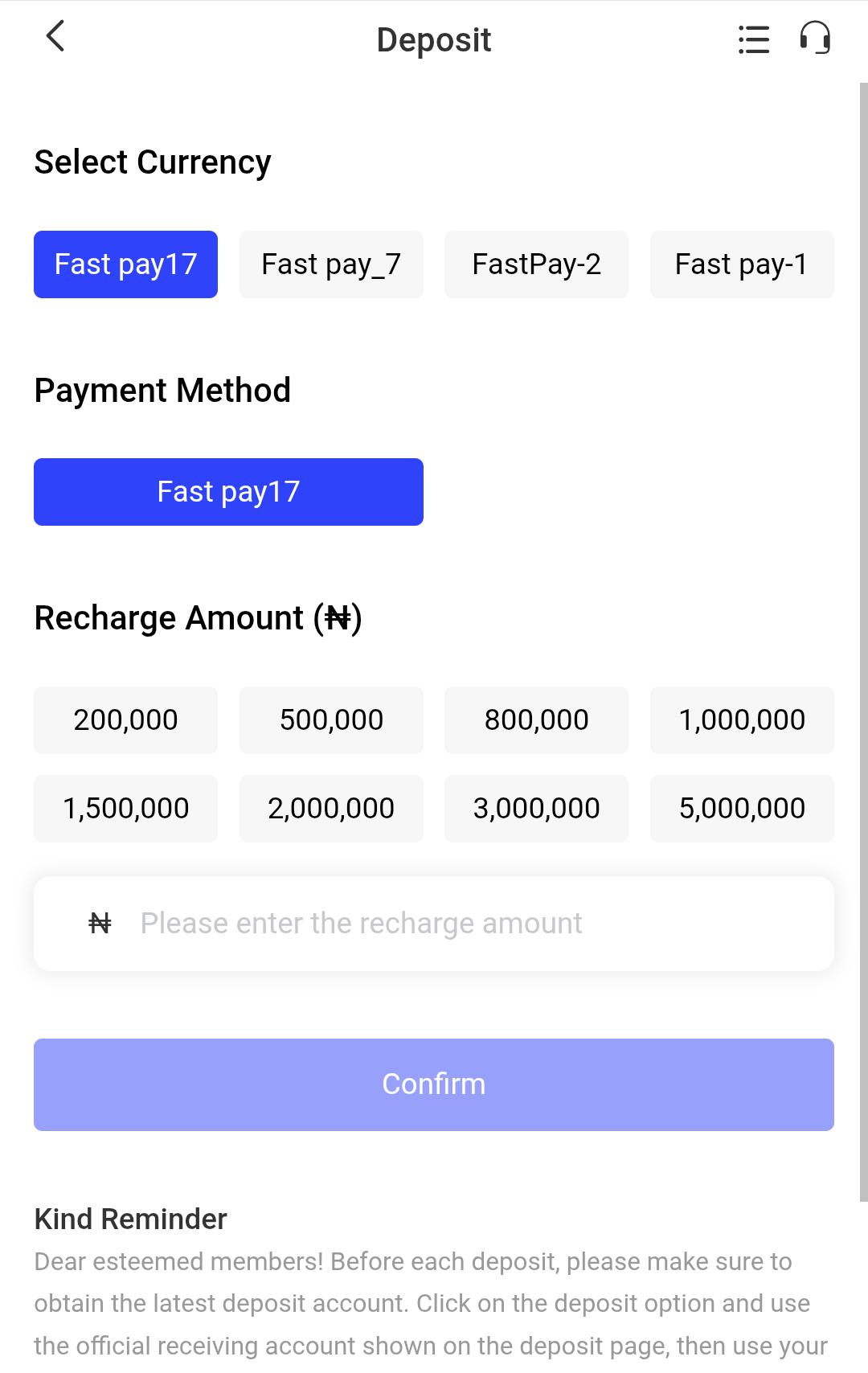 Payment & Withdrawals