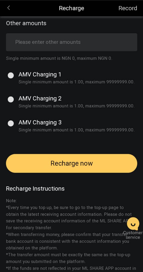 Payment & Withdrawal Process 
