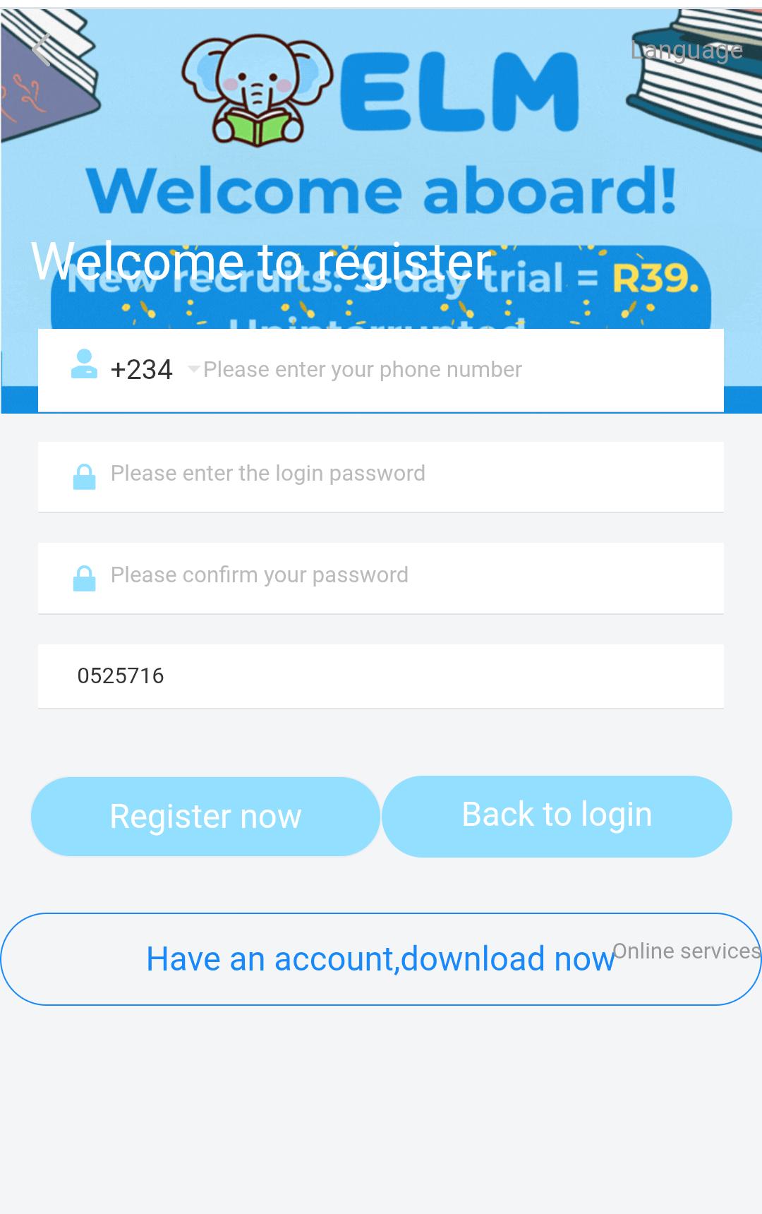 How To Register For Elm8