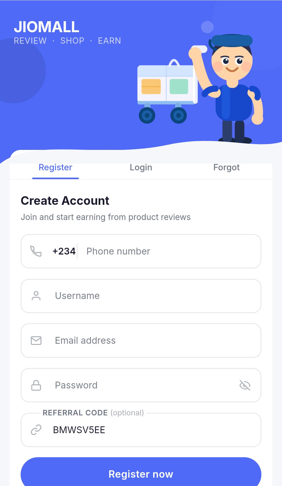 How To Register For Jiomall