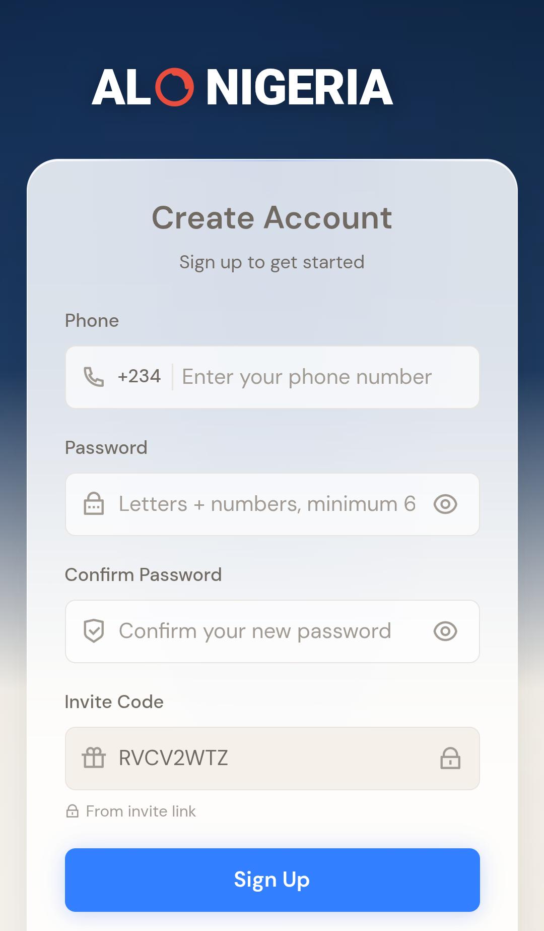 How To Register on ALO NIGERIA