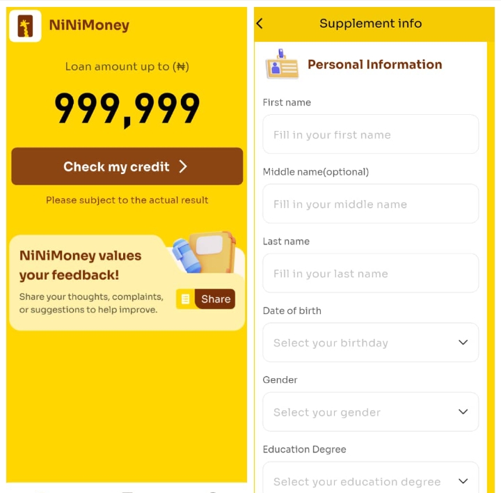 NiNiMoney Loan App Review