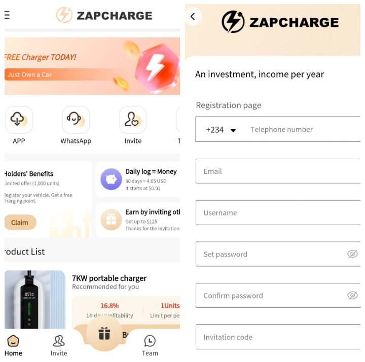 How To Register For Zapcharge