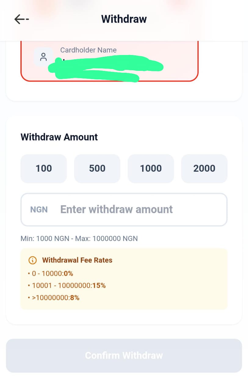 Payment & Withdrawals on FSW