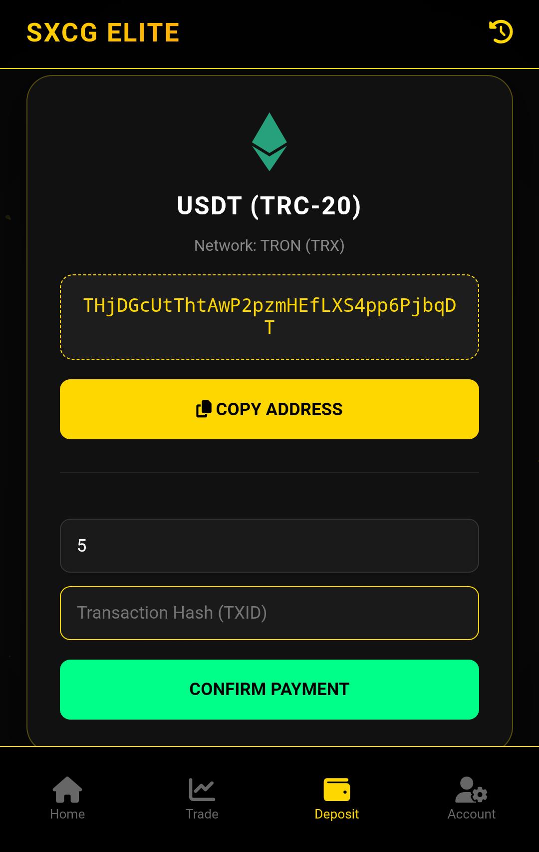 Payment & Withdrawals