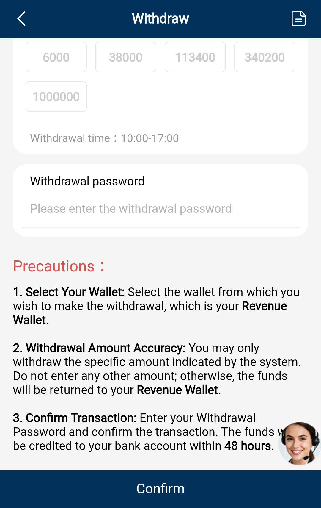 Payments & Withdrawals on S4C