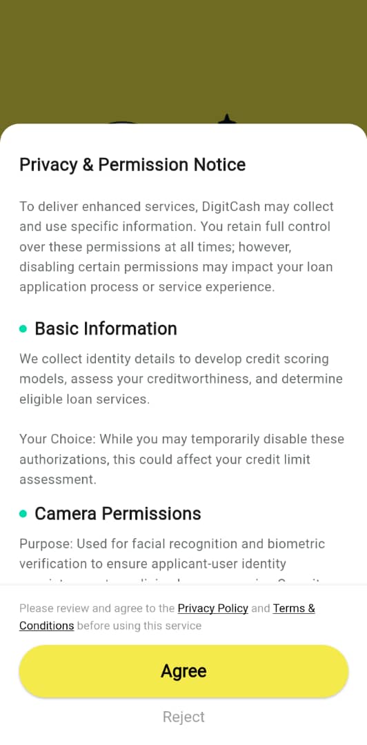 How DigitCash Loan App Works