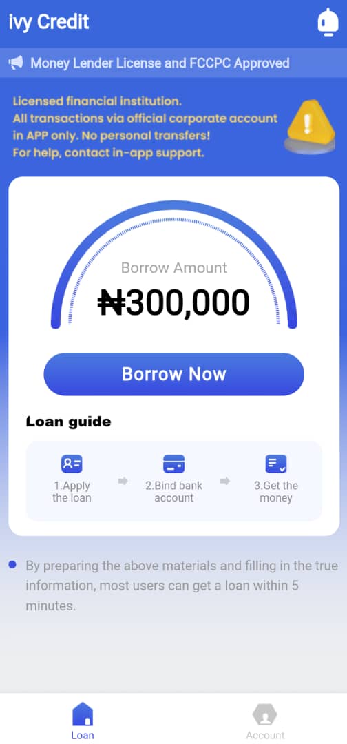 Ivy Credit Loan App Review
