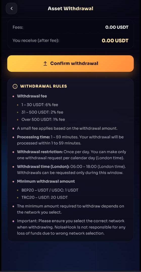 Payments & Withdrawals