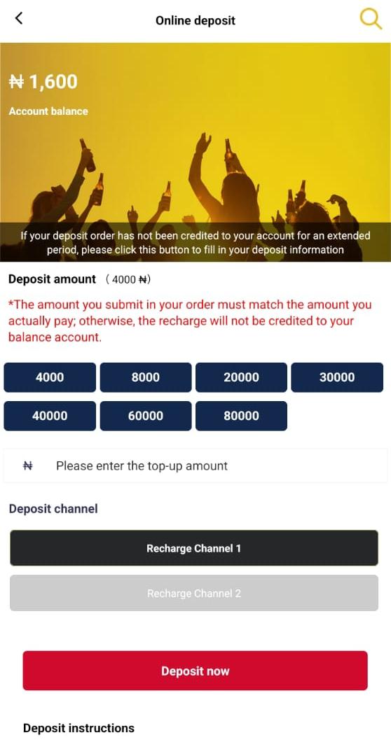 Payments & Withdrawals on Budweiser