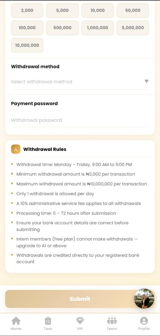 Payments & Withdrawals on Citistore