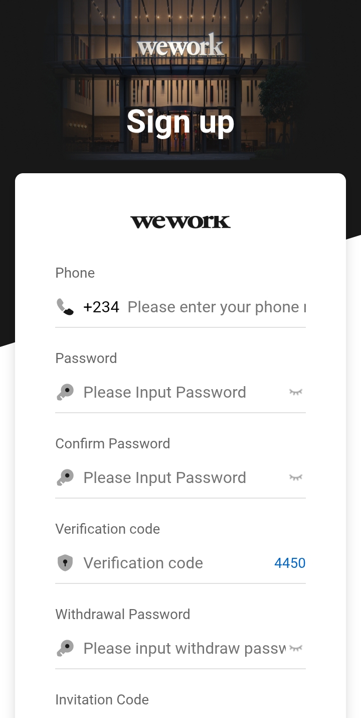 How to Register on the WeWork App