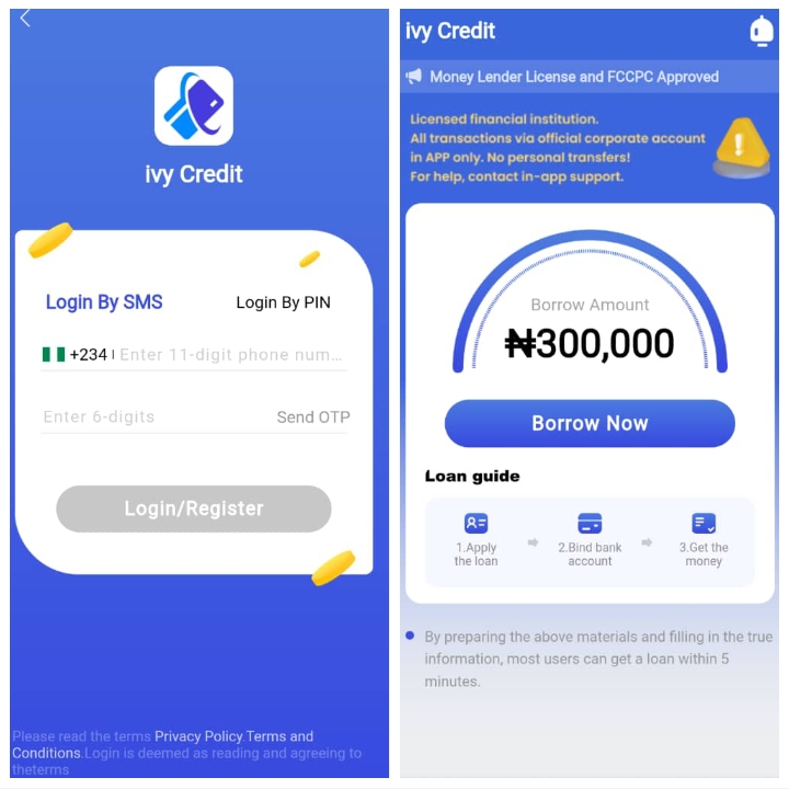 Ivy Credit Loan App Review