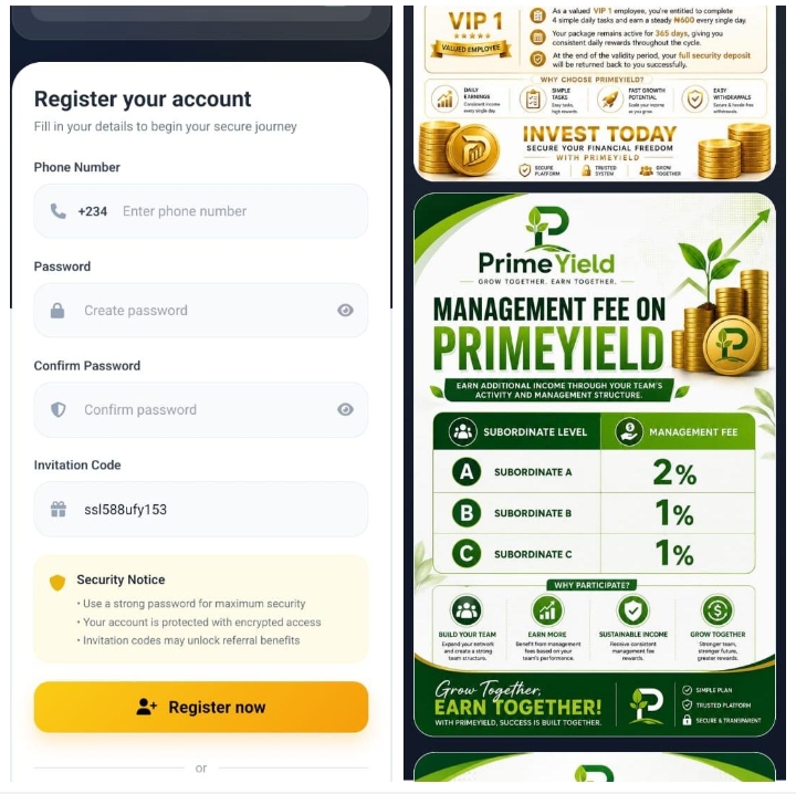 Primeyield.online Review
