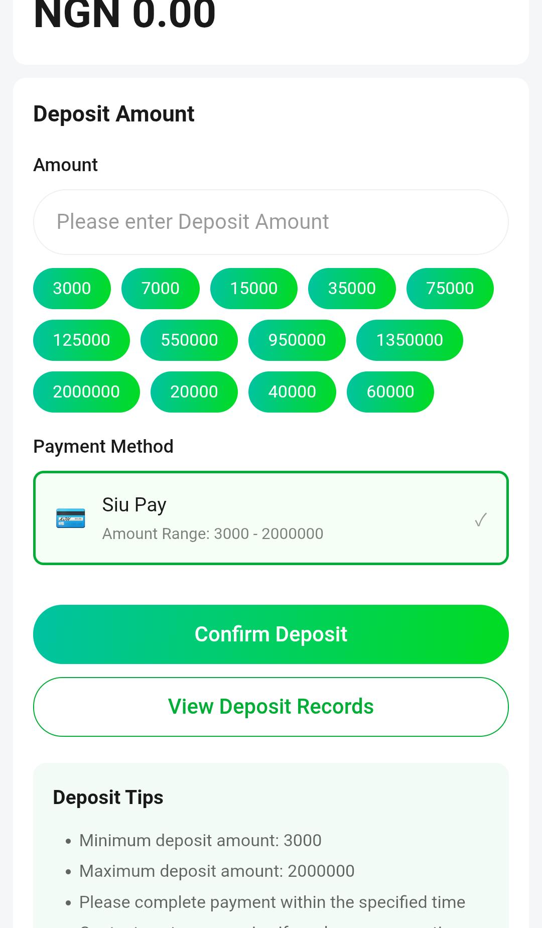 Payment & Withdrawals on Spiro