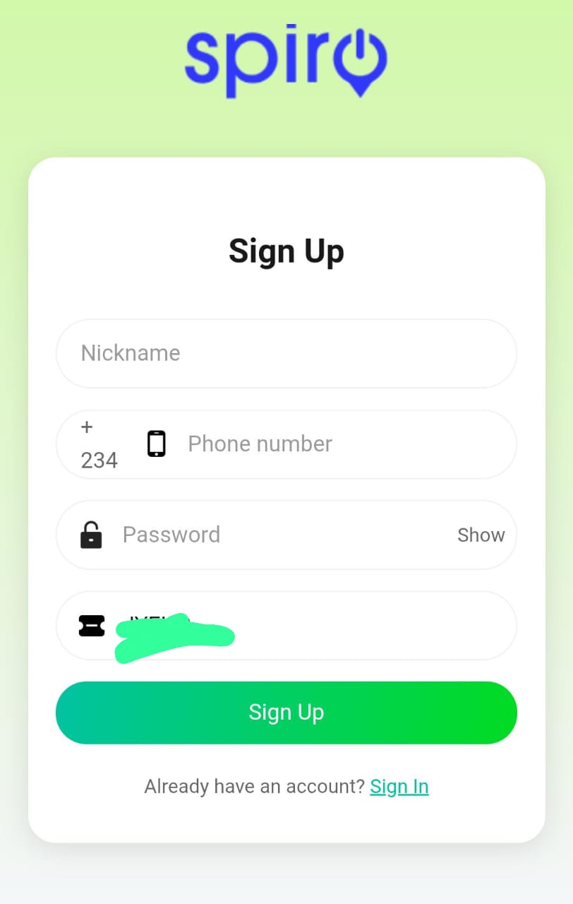 How To Register For The Spiro Platform 